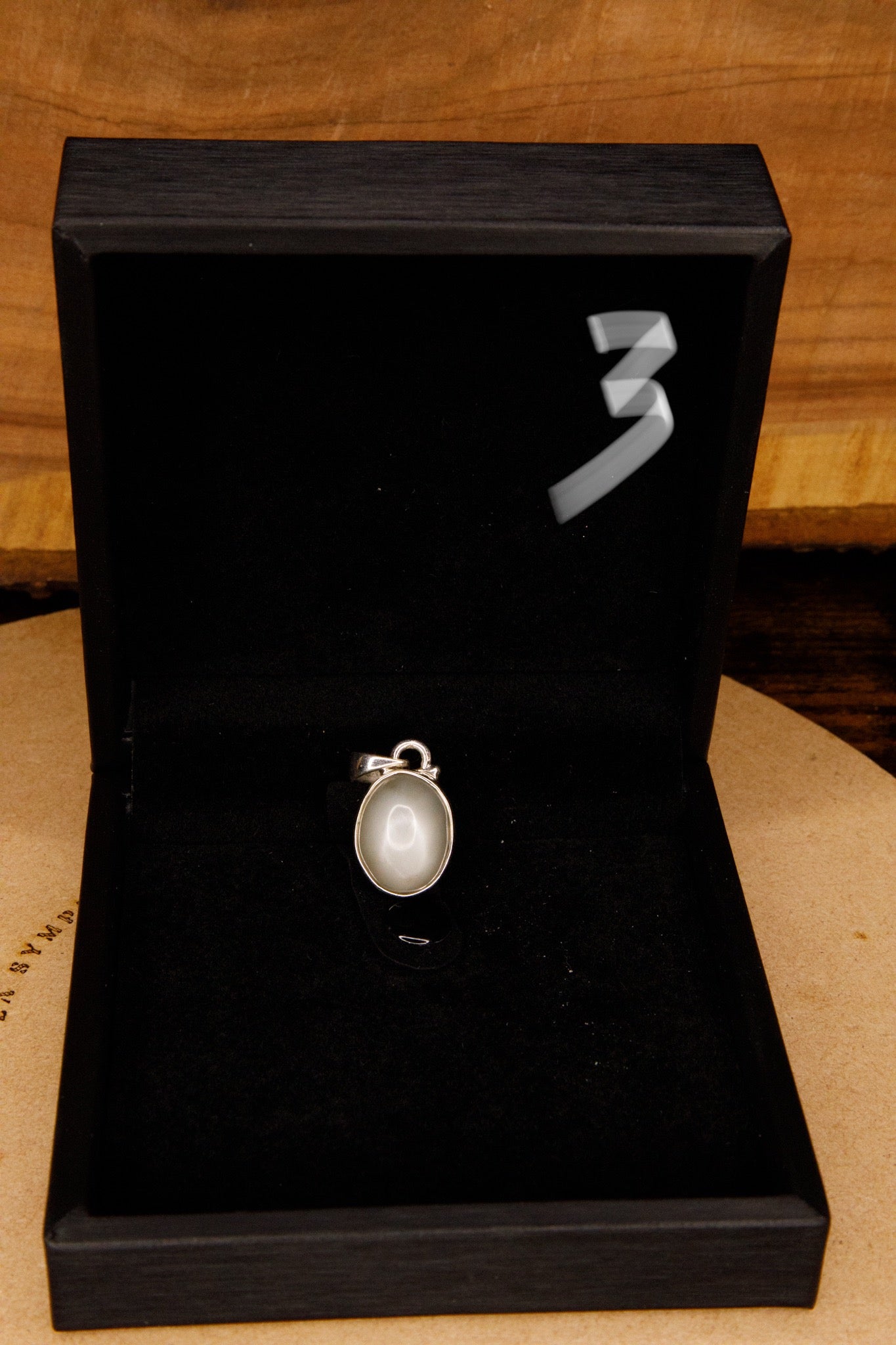 Pendentifs argent 925 Pierre de Lune Blanche