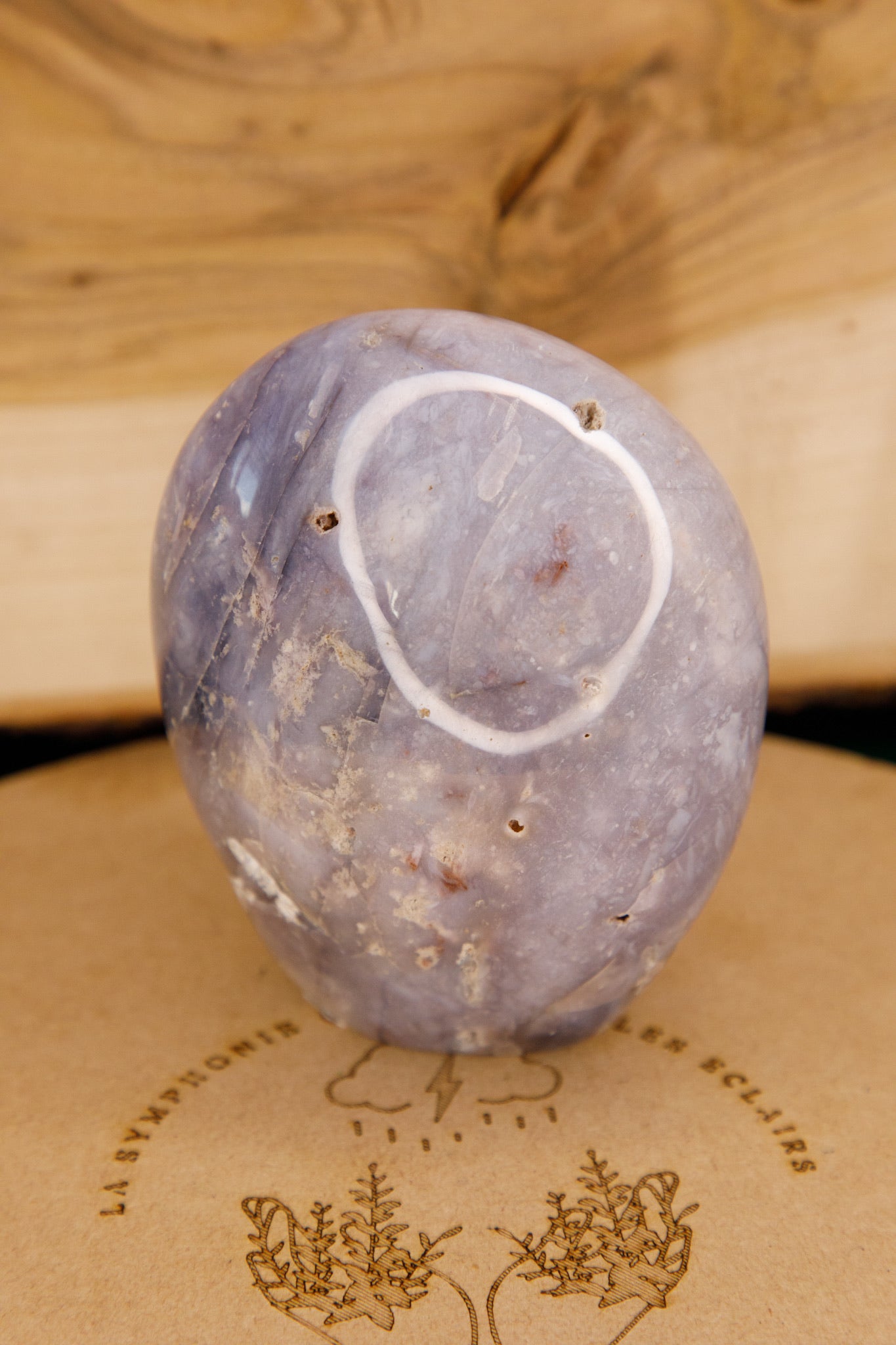Agate Violette de Madagascar
