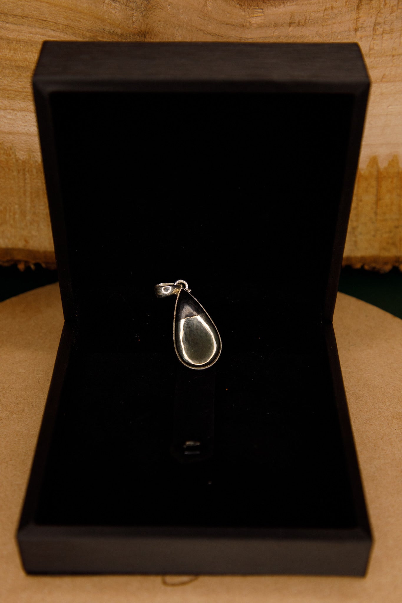 Pendentif Argent 925 Pyrite sur Magnétite