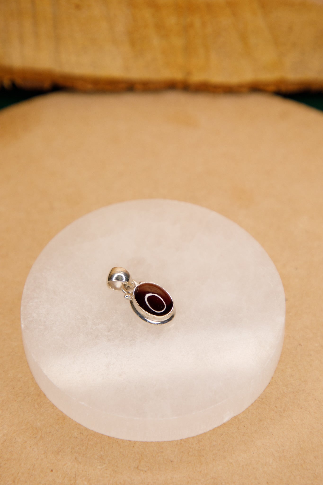 Pendentif argent 925 Grenat Rhodolite