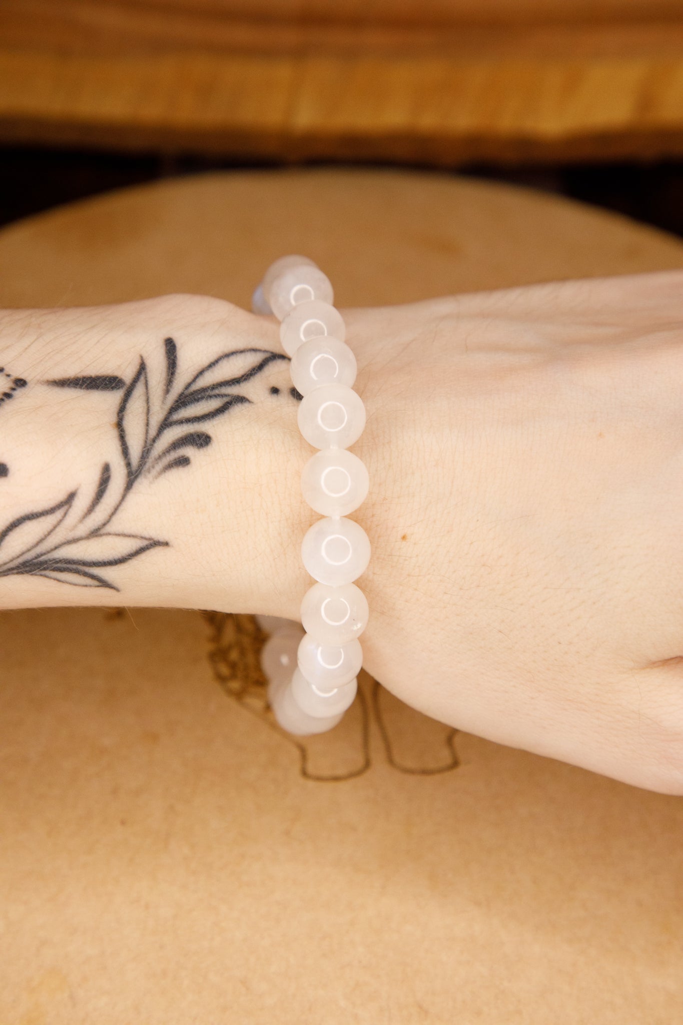 Bracelet boule Péristérite 10 mm
