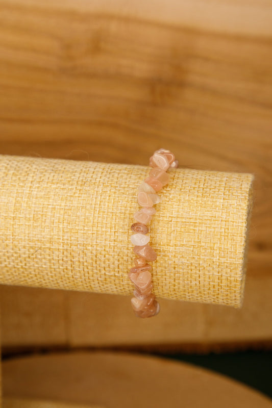 Bracelet baroque Pierre de Lune Pêche