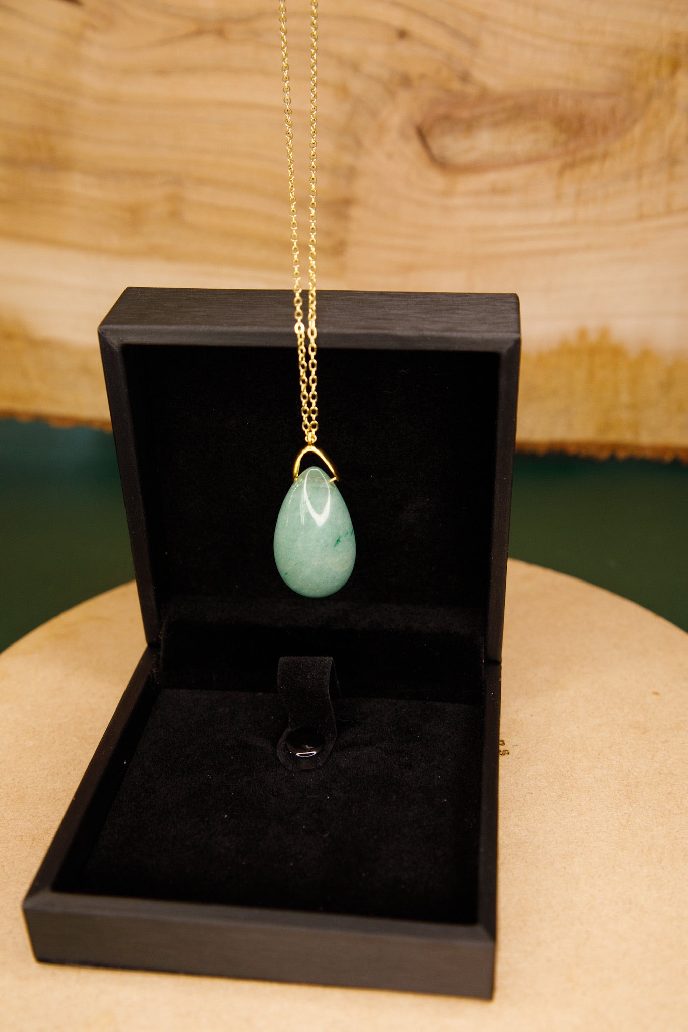 Sautoir en Aventurine Verte