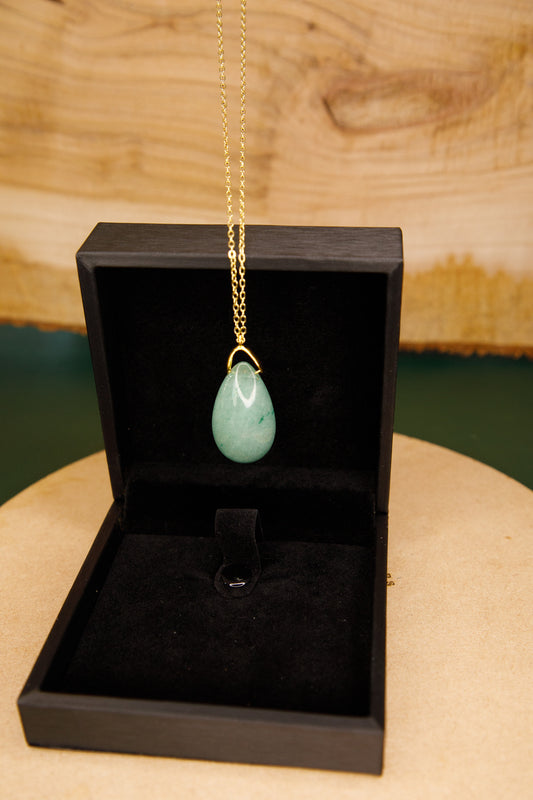 Sautoir en Aventurine Verte