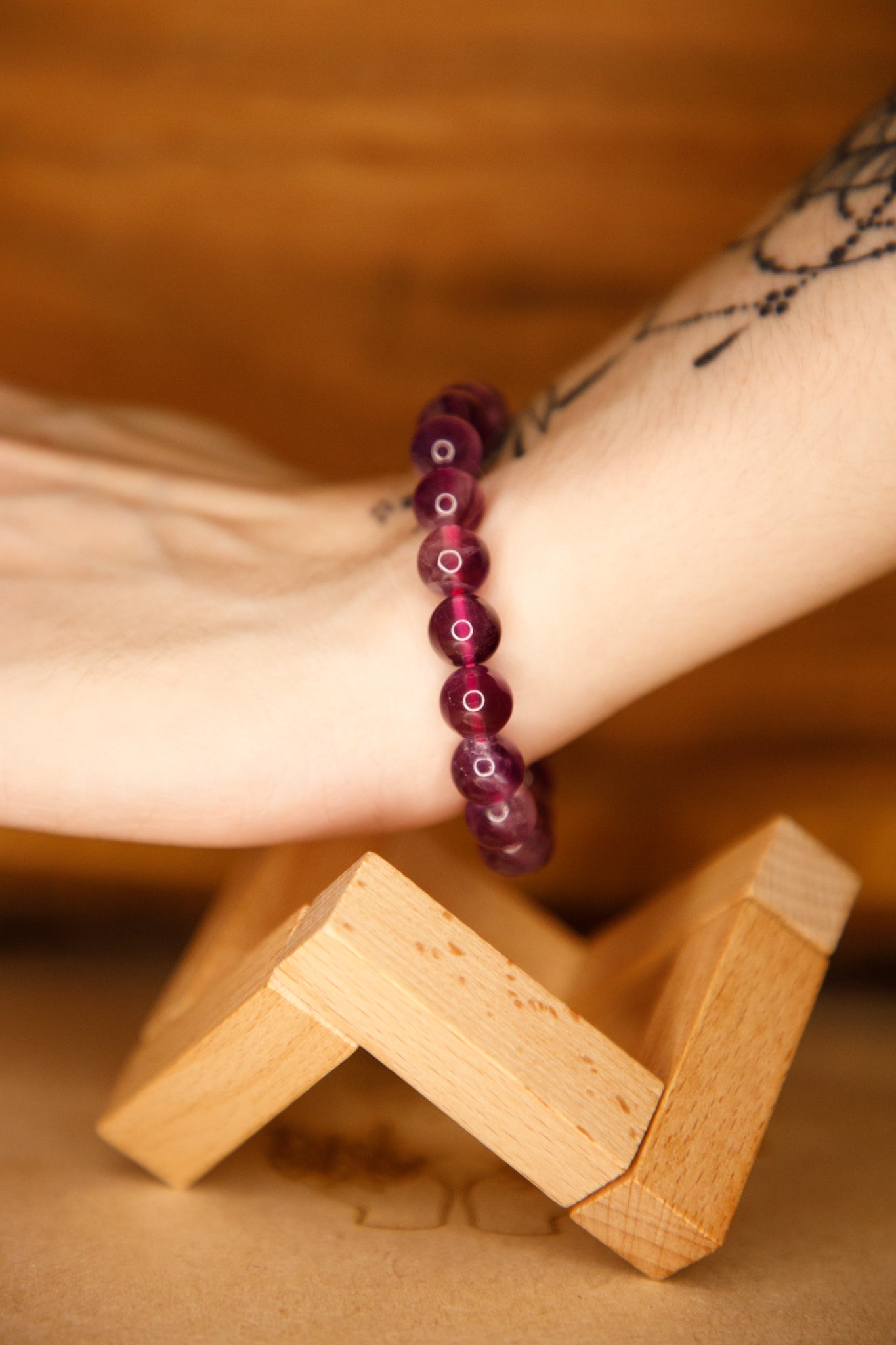 Bracelet Fluorite Violette