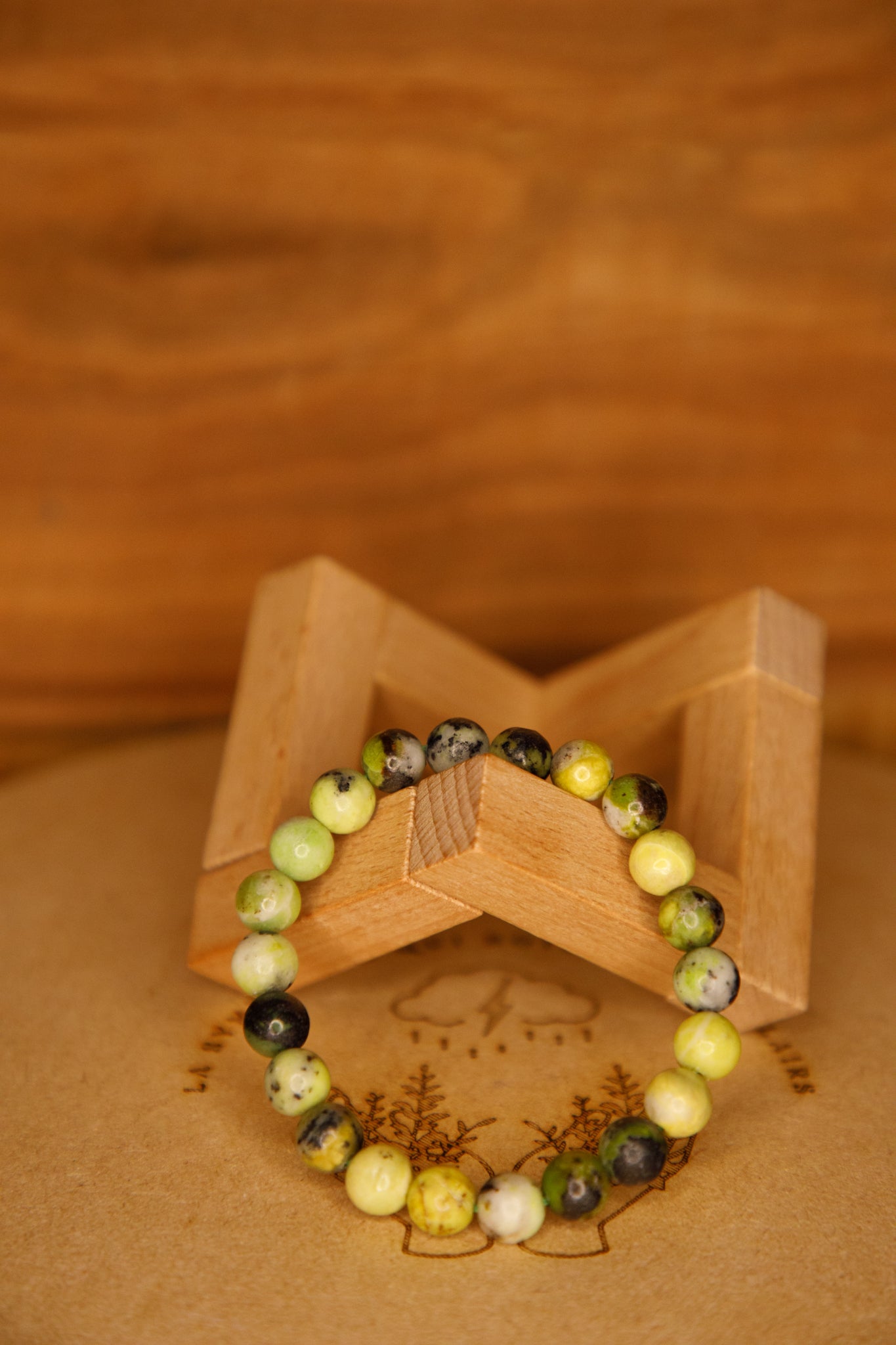 Bracelet Chrysoprase Lemon