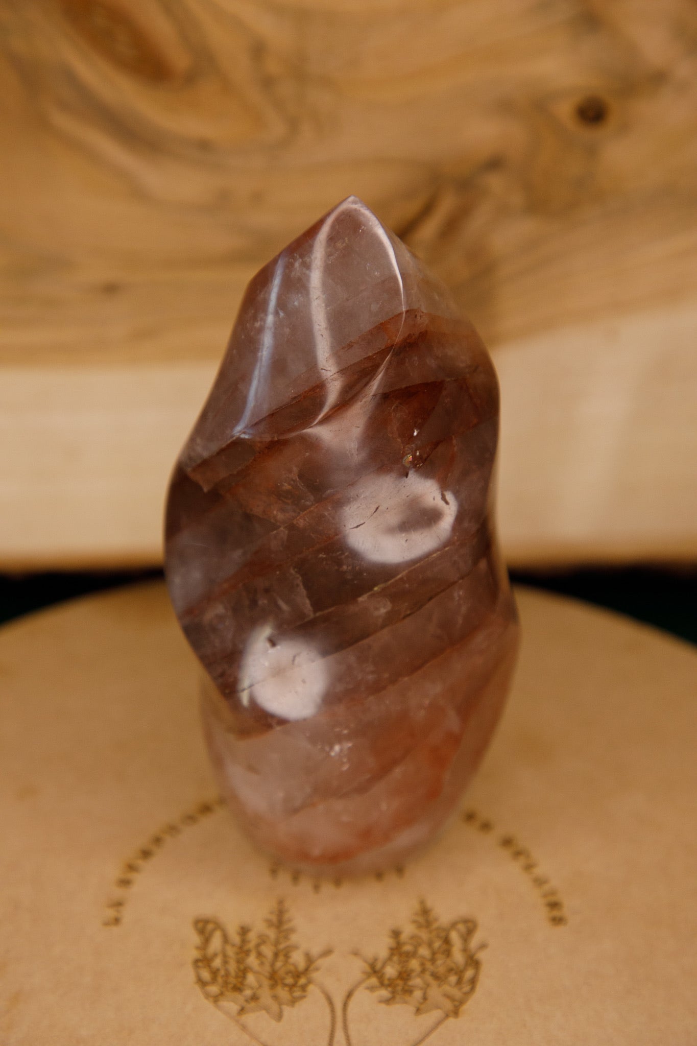 Flamme Quartz Hematoïde