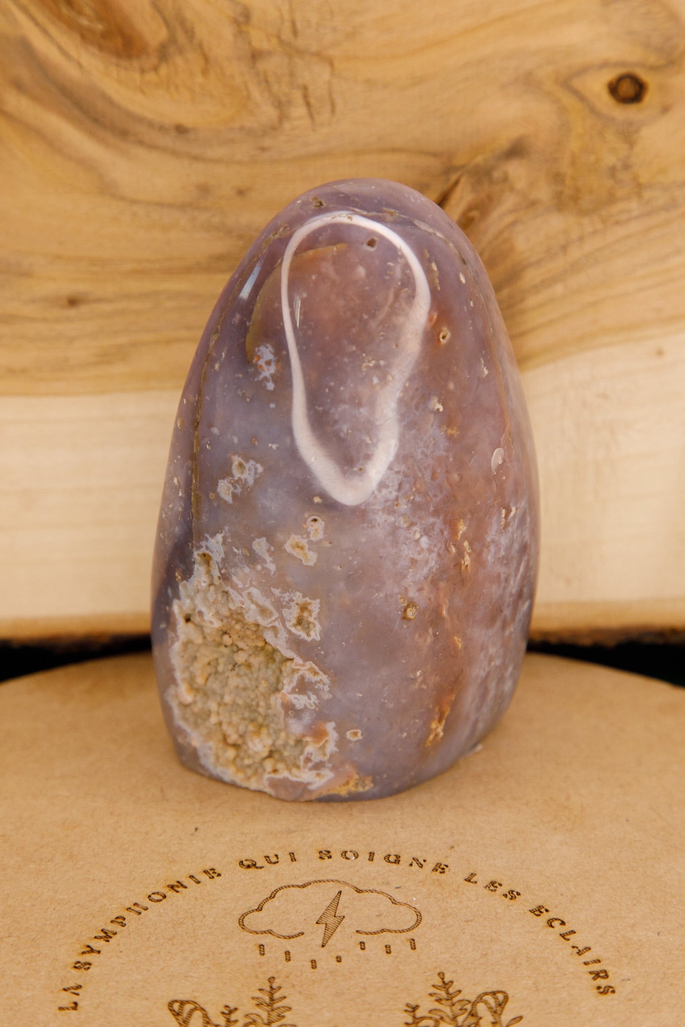 Agate Violette de Madagascar