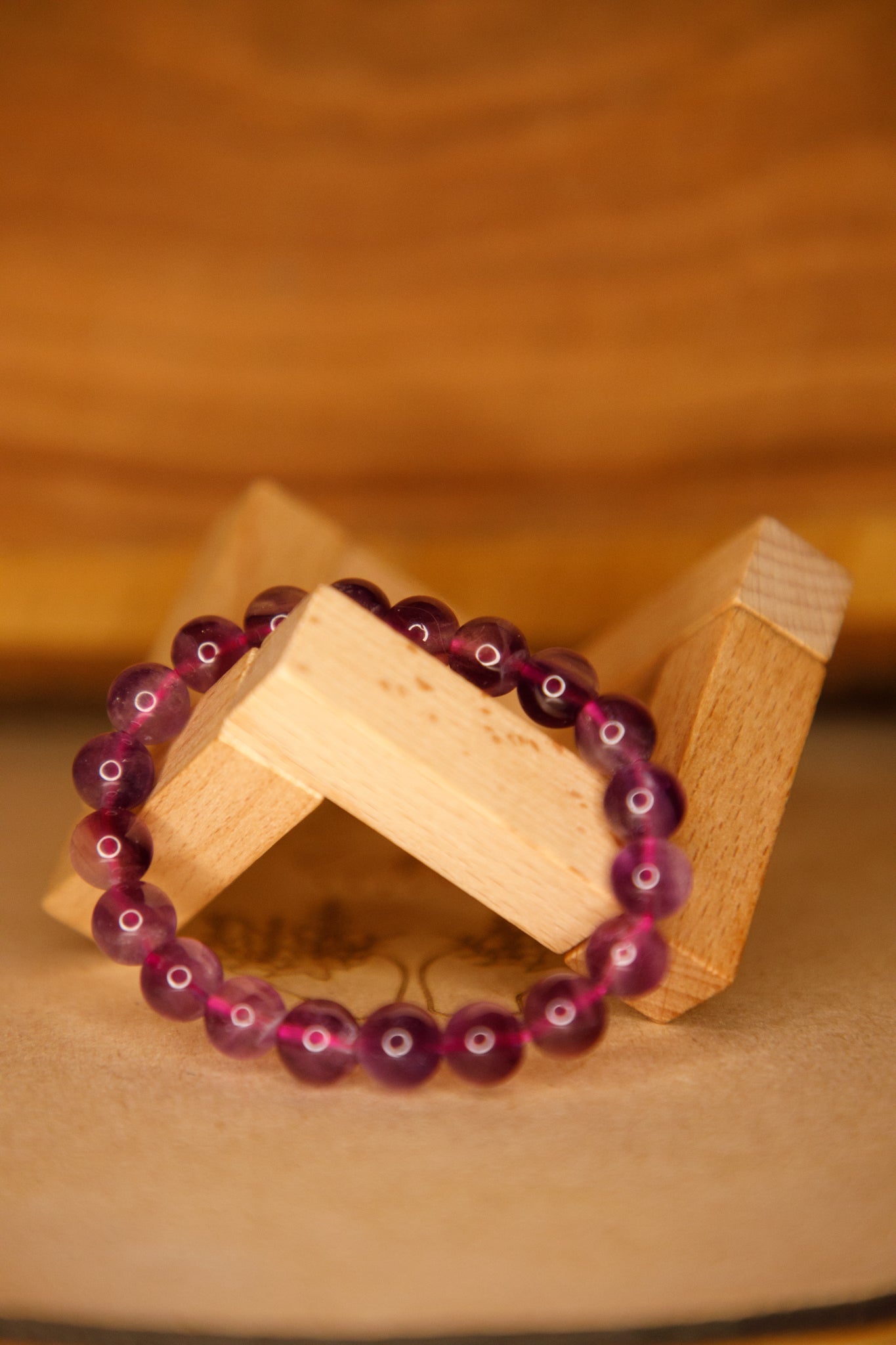 Bracelet Fluorite Violette