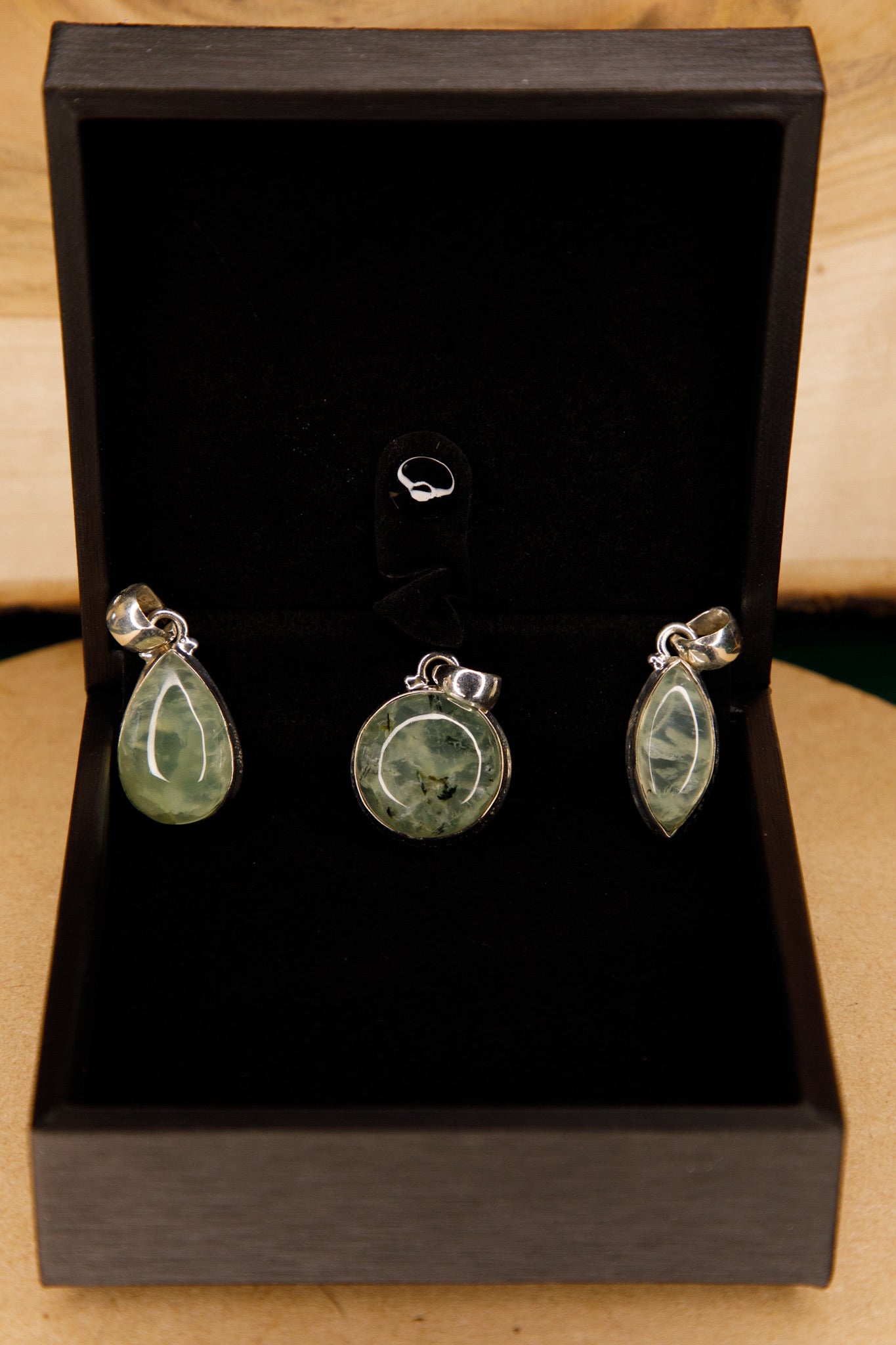 Pendentif Prehnite Argent 925