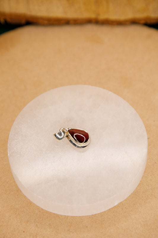 Pendentif argent 925 Grenat Rhodolite