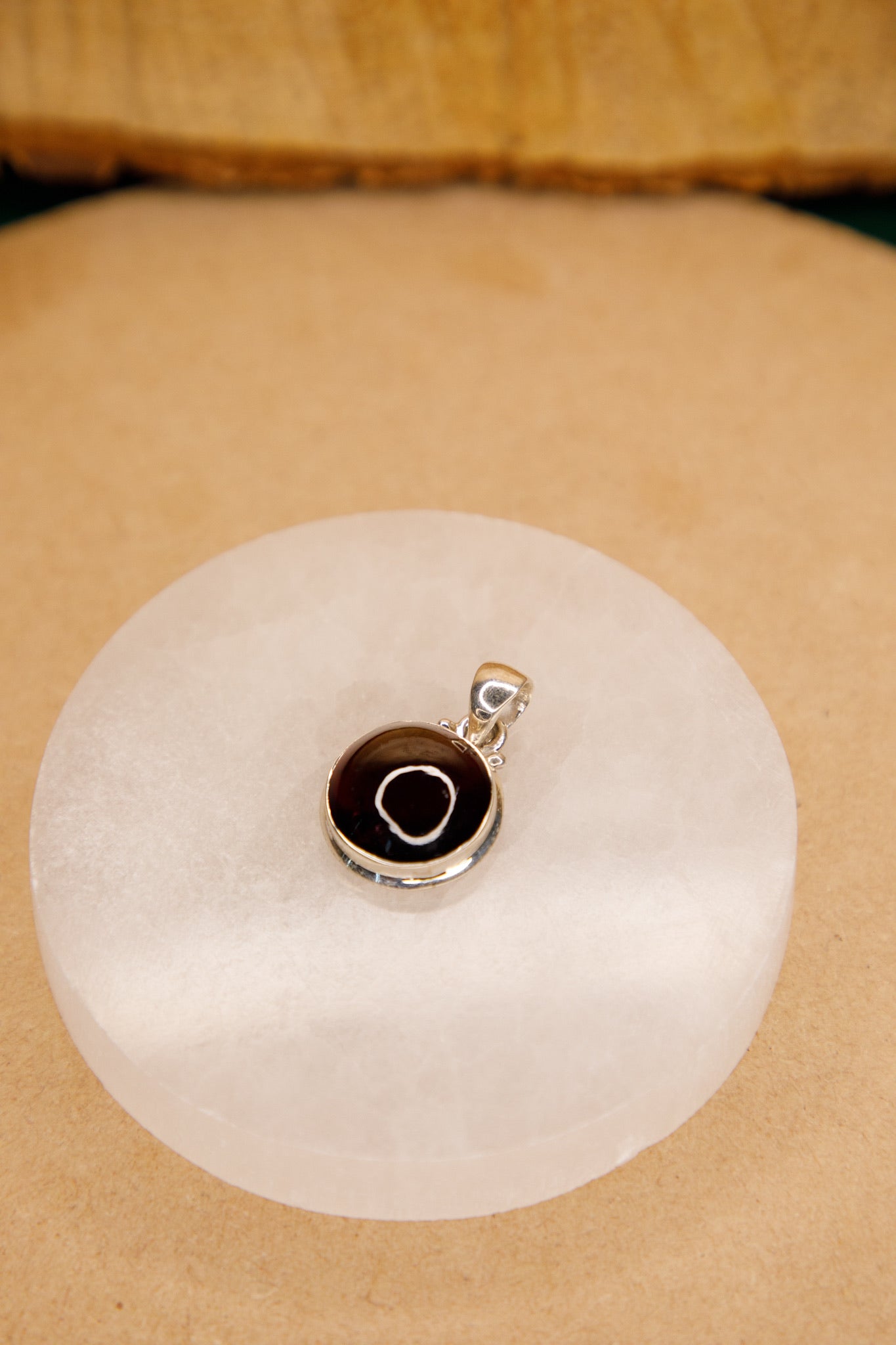 Pendentif argent 925 Grenat Rhodolite