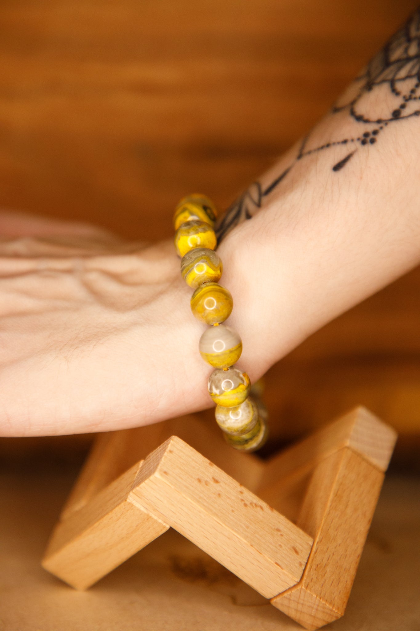 Bracelet Jaspe Bumblebee (10 mm)