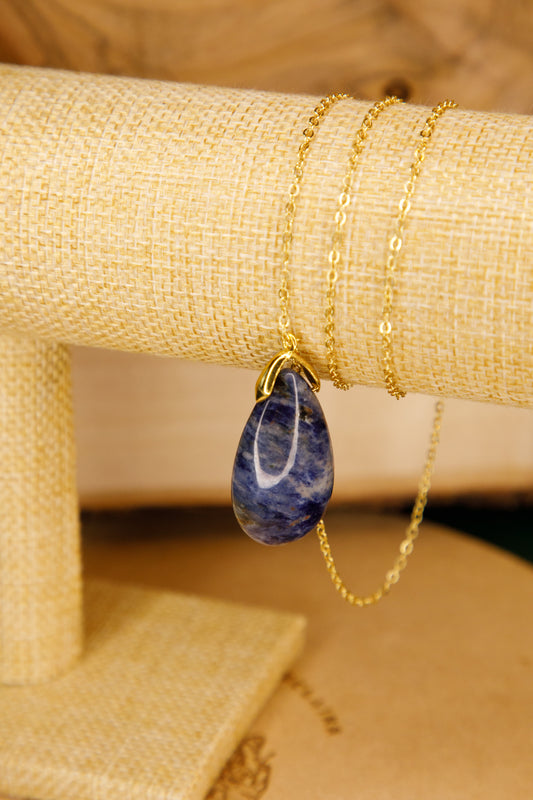 Sautoir en Sodalite