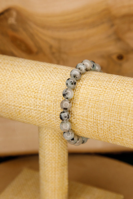 Bracelet Jaspe Kiwi 08 mm