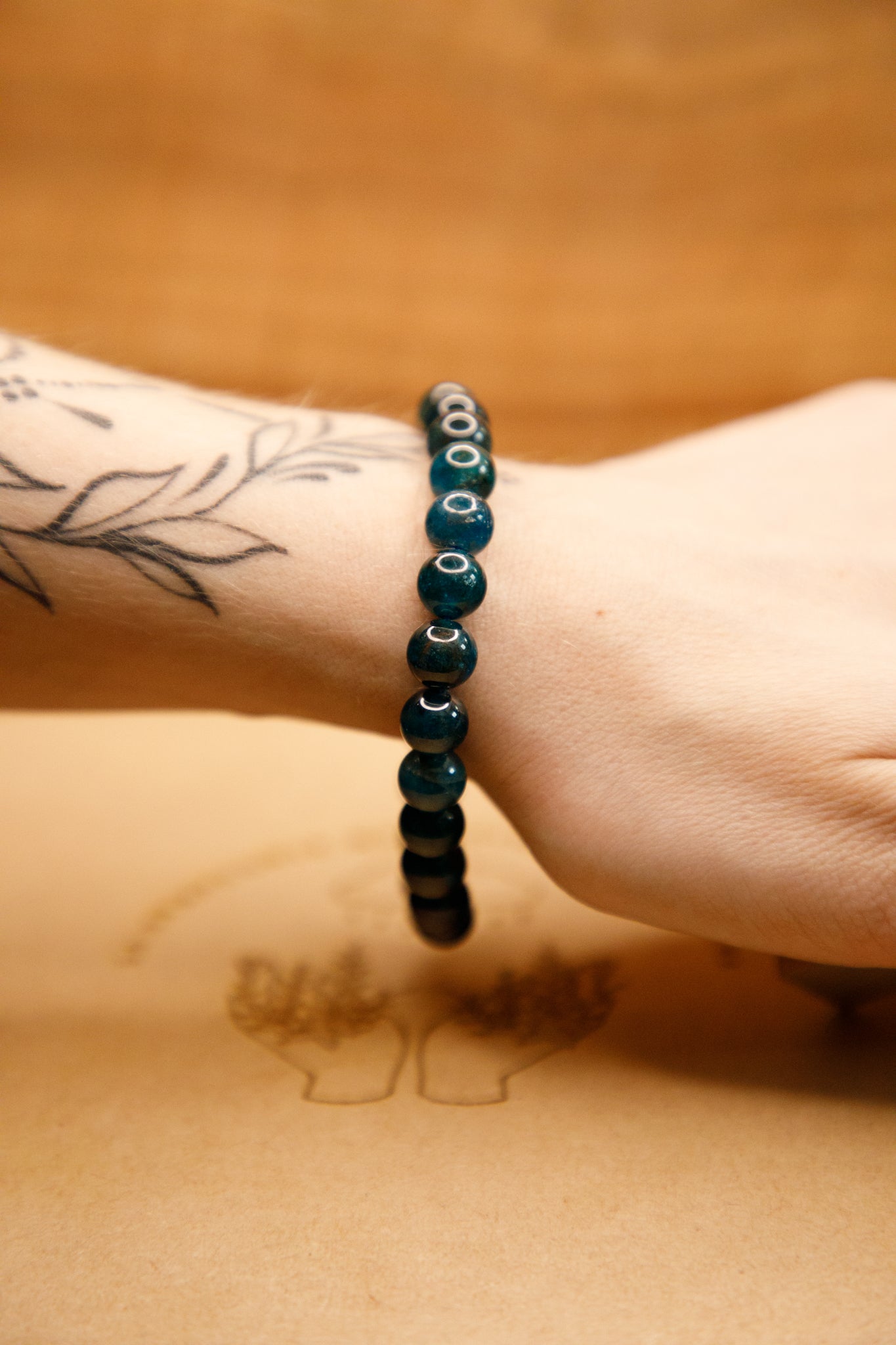 Bracelet Apatite Bleue