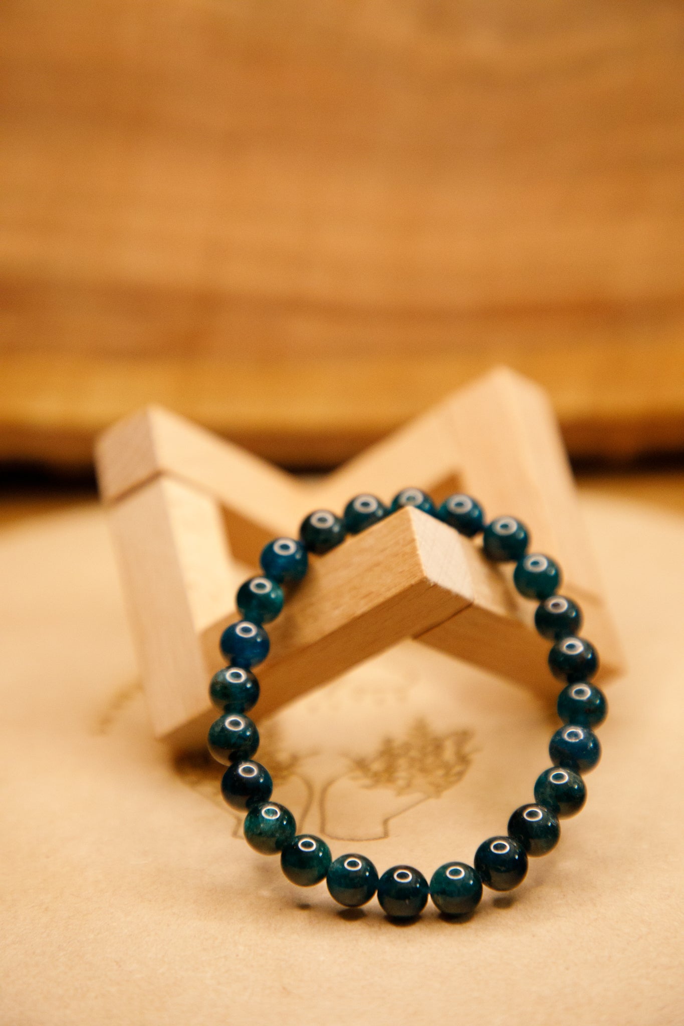 Bracelet Apatite Bleue