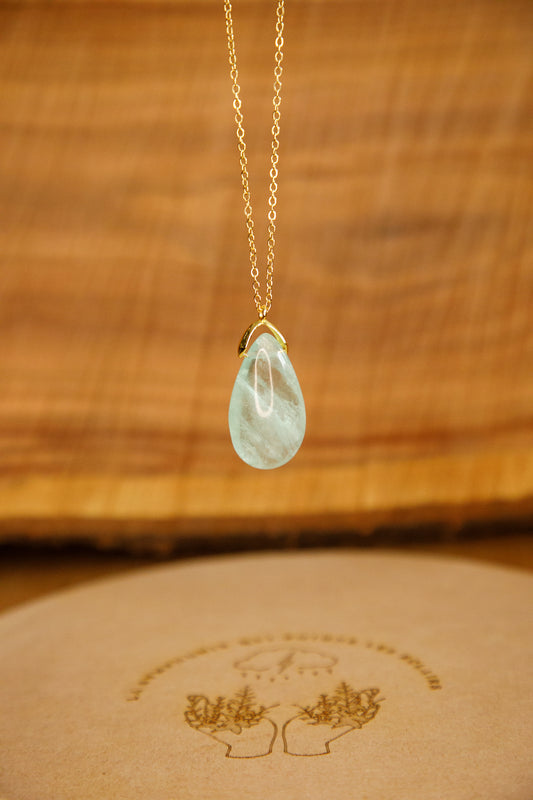 Pendentif Sautoir Fluorite